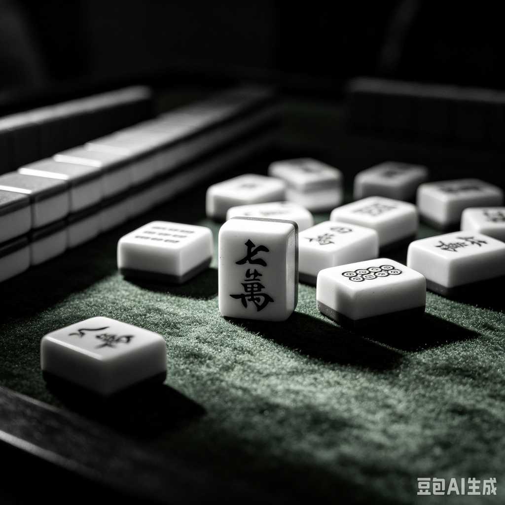 blue crystal mahjong set