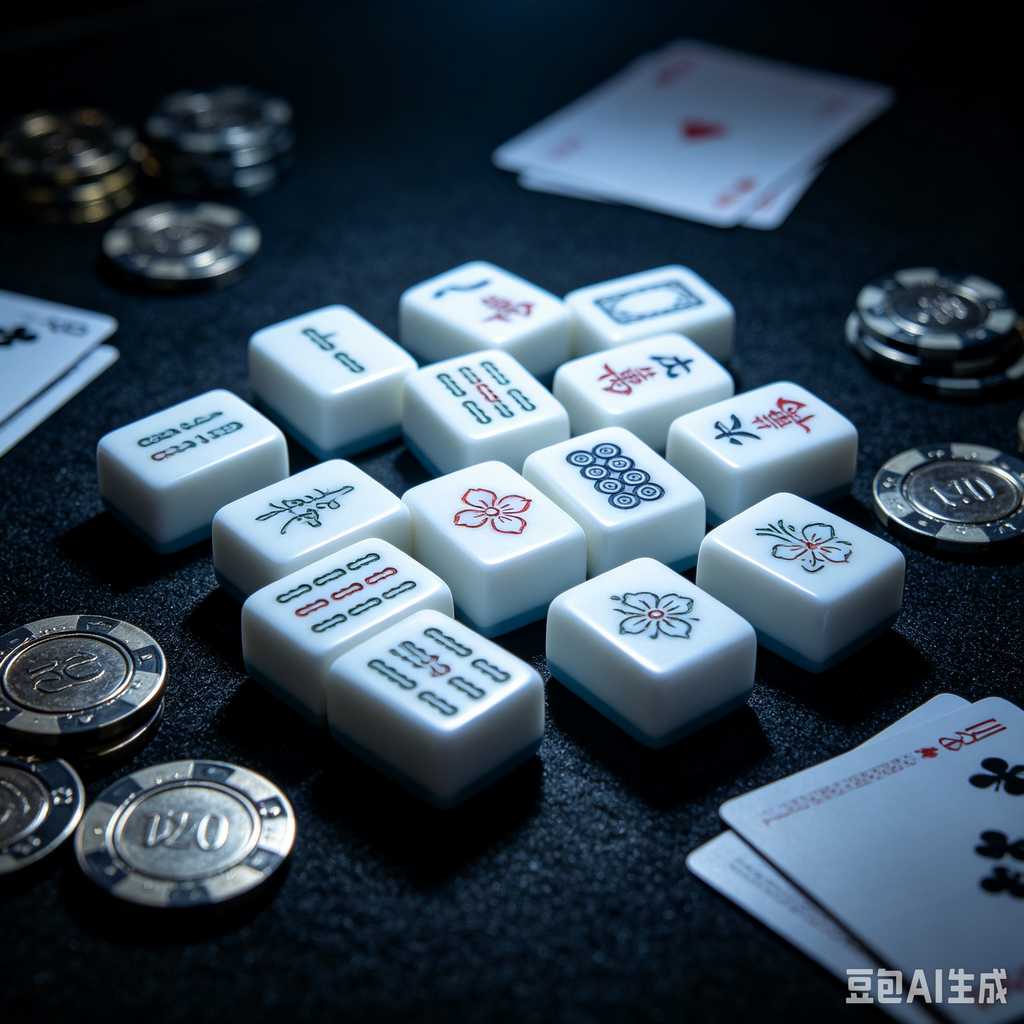 gradient pink mahjong tiles